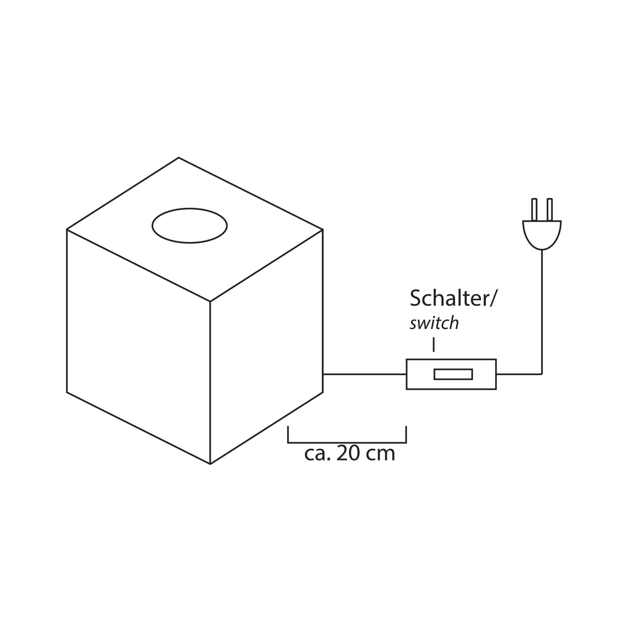 Skizze Cube Abmessungen